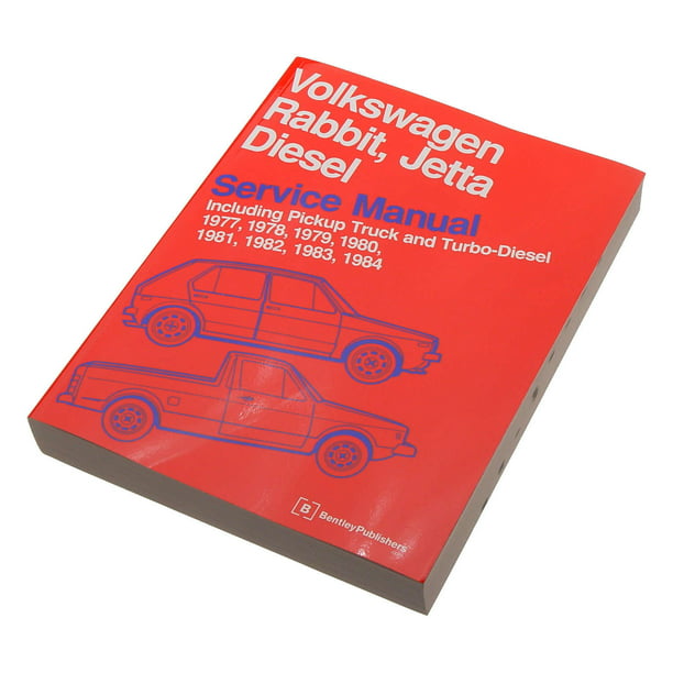 For Bentley Repair Guide Service Manual VW Jetta Rabbit Pickup A1 Diesel Turbo